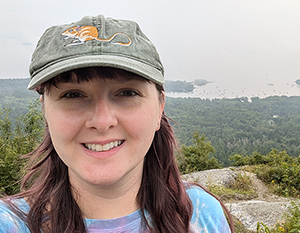 Sarah Williams smiling.