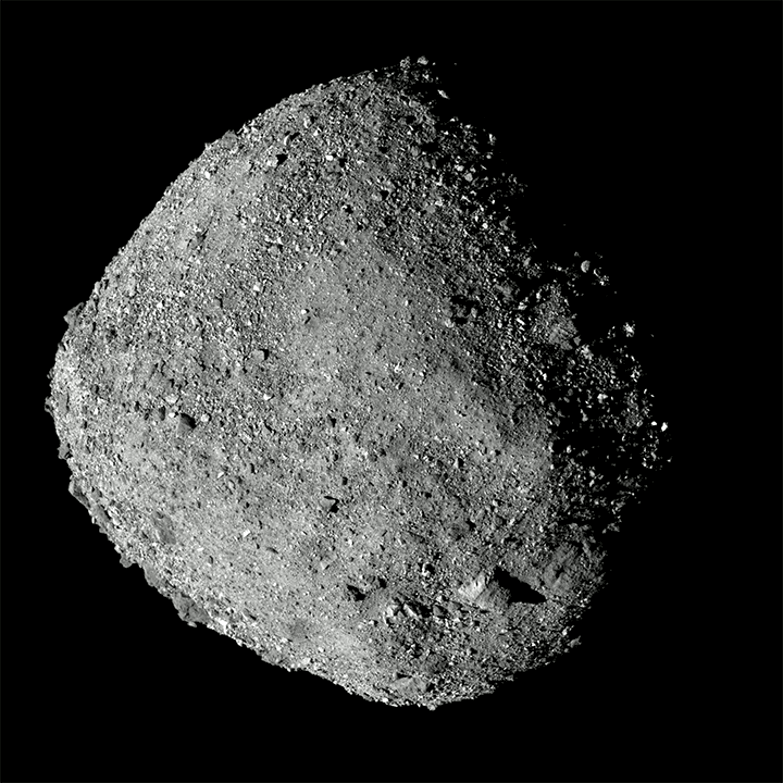 A gif of an asteriod.