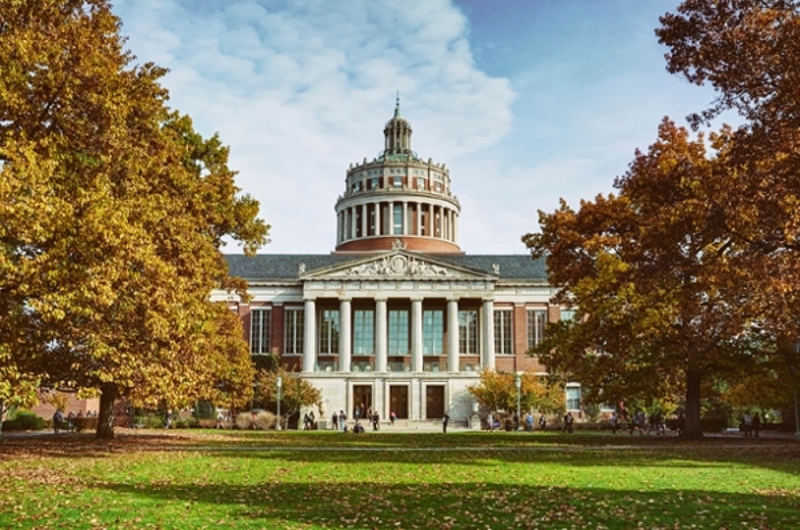 Front of Rush Rhees Library