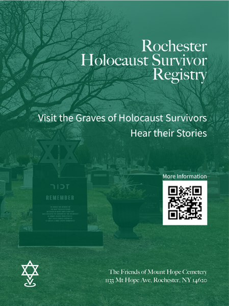 Poster from "Remembrance of the Holocaust".