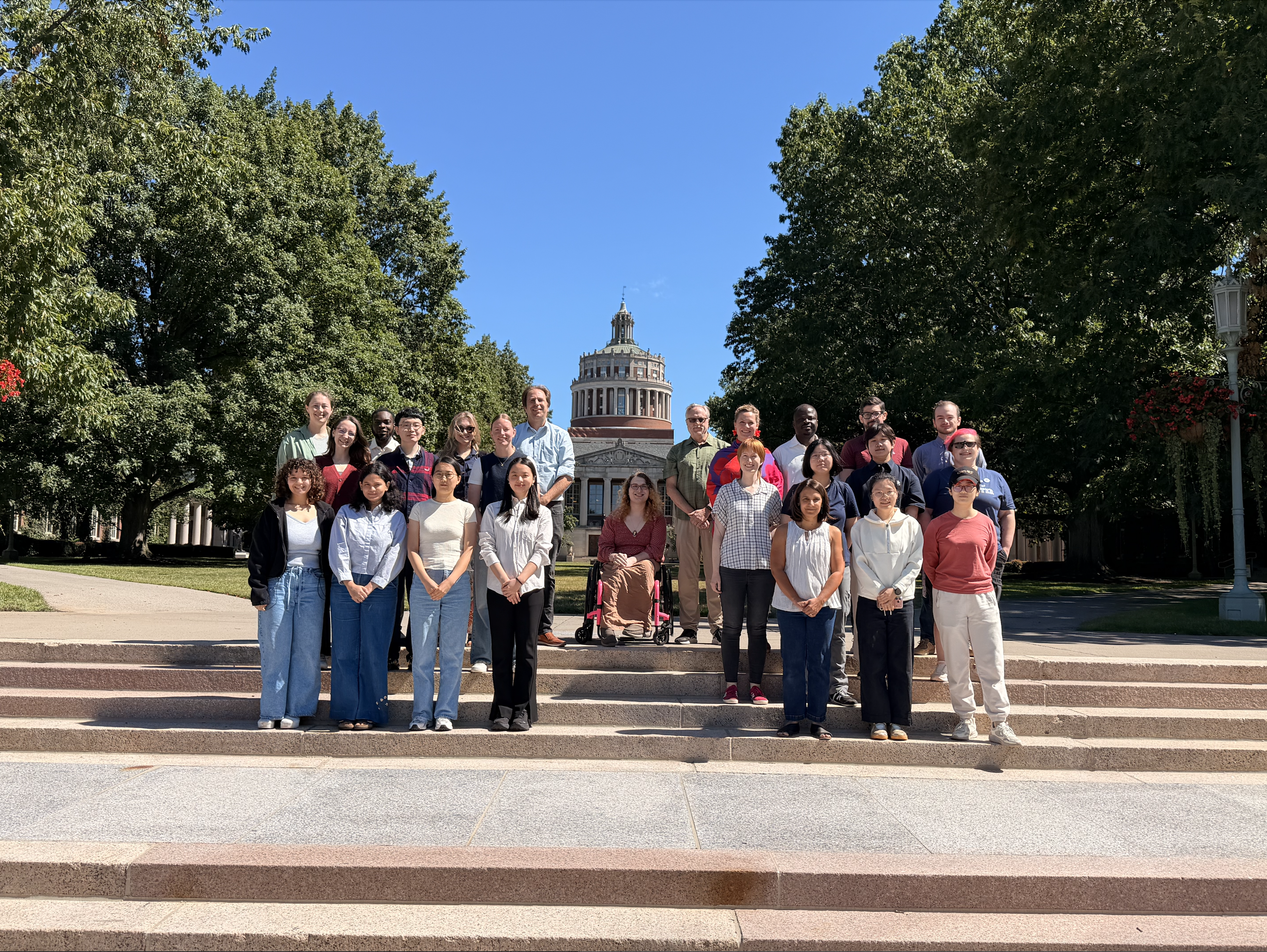 New graduate students and some faculty members