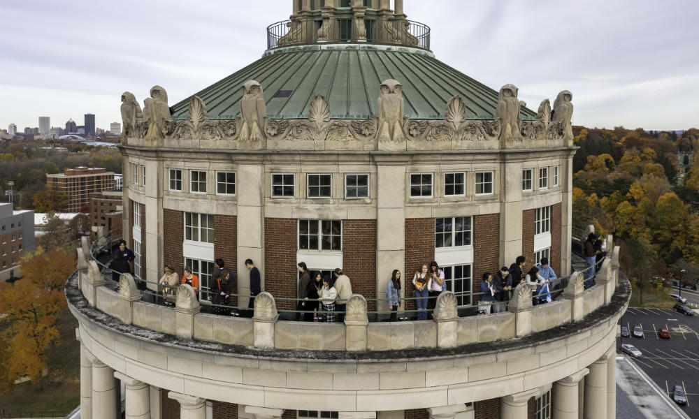 Top of Rush Rhees Library